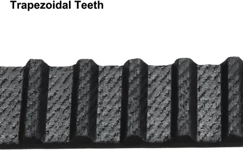 Miniatura 2 de uxcell anchura cerrada síncrona de goma de las poleas 32.8 ft m de la correa dentada del lazo de la correa dentada 162XL