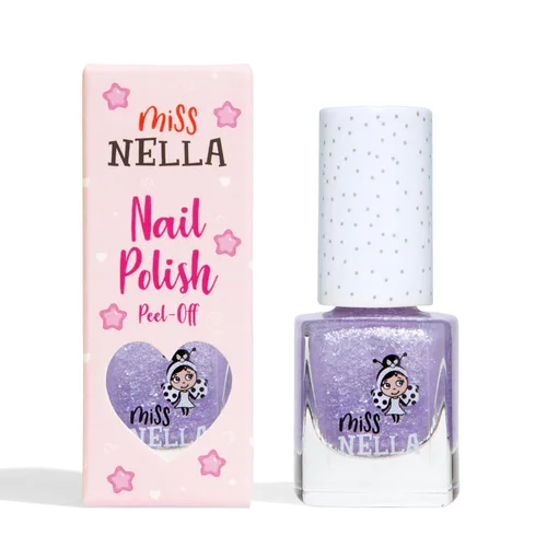Miniatura 39 de MISS NELLA Sweet Lavender - Esmalte de uñas morado con purpurina especial seguro para niños, fórmula no tóxica y sin olor para niños y niños
