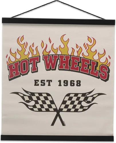 Miniatura 11 de Mattel Hot Wheels - Cartel de metal colgante para pista de carreras de acción, divertida decoración de pared de Hot Wheels para dormitorio de niños