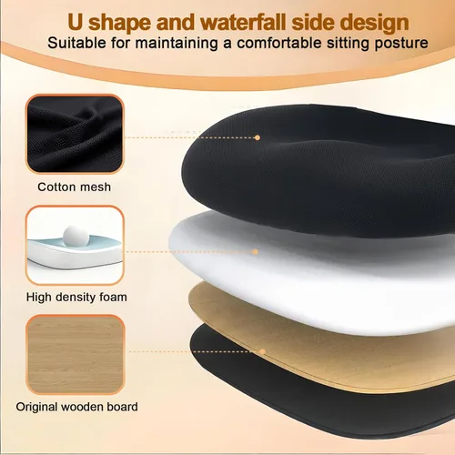 Miniatura 5 de Silla de oficina, silla de oficina para oficina en casa cómoda en casa y estudio, silla de computadora de malla de respaldo alto con soporte lumbar