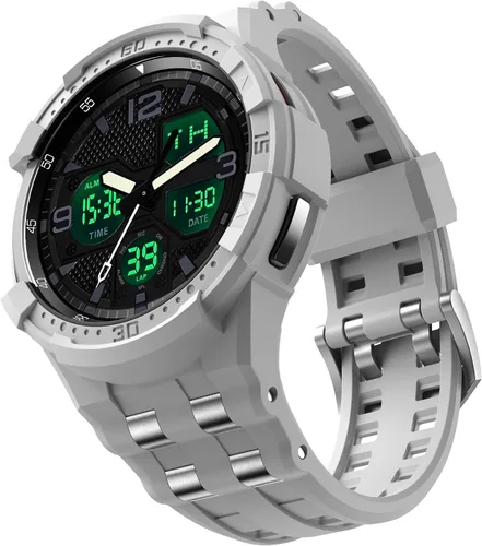 Miniatura 9 de Correa compatible con Samsung Galaxy Watch 6 Classic de 1.850 in, funda resistente de una pieza con correa (2023)