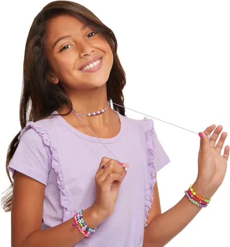 Miniatura 6 de Make It Real – Ultimate Bead Studio. Kit de fabricación de joyas con cuentas para niñas adolescentes de bricolaje. Kit de artes y manualidades guía