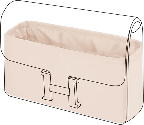 DGAZ Organizador de bolsos de seda para Constance 1924New24, organizador de bolsas suave y sedoso, moldeador de bolsos y bolsos de lujo (Craie,