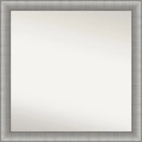 Miniatura 172 de Amanti Art Espejo de baño plateado para sobre fregadero, 28 x 47 pulgadas, espejo rectangular de plata imperial, marco de madera tradicional de gran