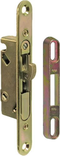 Miniatura 15 de FPL #3-45-S Cerradura de muesca de repuesto para puerta de vidrio deslizante, Dorado Galjanoplastia YZD