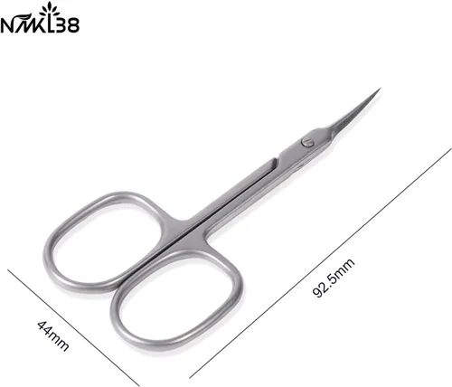 Miniatura 8 de Inox - Tijeras de punta de torre, cutícula, alicates para cutícula, removedor de piel muerta, kit de aseo de belleza para uñas, cejas y pestañas