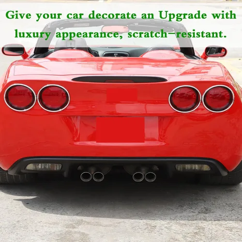 Miniatura 7 de Anillo decorativo para luz trasera de automóvil compatible con Chevrolet Corvette C6 2005-2013, accesorios exteriores para lámpara trasera, 4