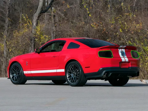 Miniatura 4 de Rvinyl Cubiertas de tinte de luz trasera compatibles con Ford Shelby GT500 2010-2012 - Humo