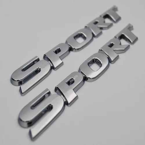 Miniatura 9 de 2 calcomanías de metal deportivo negro con adhesivo para Ford Focus F150 Raptor Explorer Escape Dedge Performance Trim Decal Negro mate