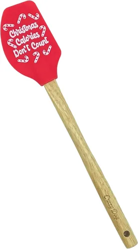 Espátulas navideñas divertidas y lindas para Acción de Gracias, Navidad, utensilios de cocina, divertidos raspadores de silicona, espátulas