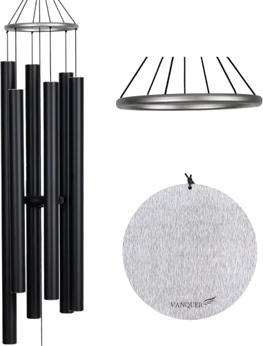 Miniatura 10 de Vanquer Campanillas de Viento para Exteriores de Tono Profundo - Campanillas de Viento de 38'' para Exteriores en Liquidación, Tono Profundo