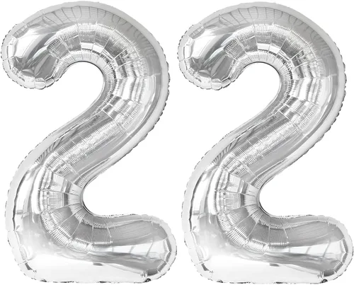 Miniatura 342 de Globo de cumpleaños número 4 dorado de 40 pulgadas, globos gigantes del número cuatro 14 24 34 40 44 2024, globos grandes de lámina de mylar para Oro