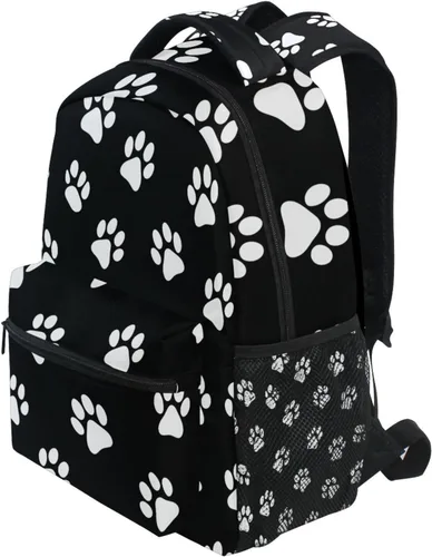 Miniatura 3 de Mochila con estampado de patas de perro, animal y cachorro, mochila escolar para adultos, casual, bolsa universitaria, bolsa de viaje con Color4