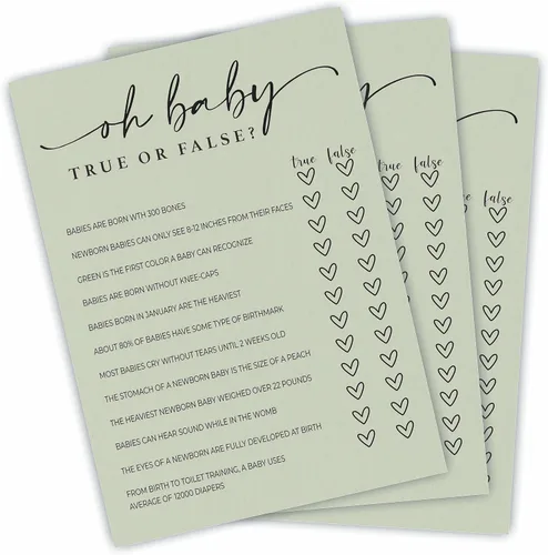 Miniatura 6 de NYCTUG 30 tarjetas de juego ABC para artículos de bebé, juego del alfabeto de relleno de 5 x 7 pulgadas para baby shower, revelación de género