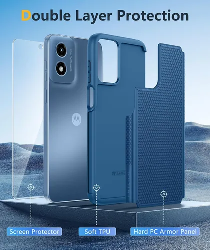 Miniatura 117 de FNTCASE Funda para iPhone 17 Pro: Fundas delgadas translúcidas de color azul claro compatibles con MagSafe, protección completa de la cámara