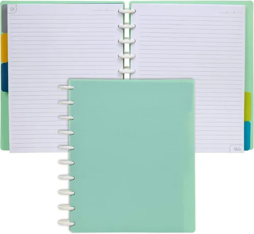Miniatura 111 de Talia - Cuadernos de notas con tapas, planificador, personalizables, (Azul de Verano, Junior (5.5 pulgadas x 8.5 pulgadas)) Azul verano