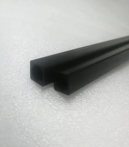 Miniatura 3 de Tubos cuadrados de fibra de carbono 4x4x3x330mm interior redondo (diámetro 0.118 in), varillas de fibra de carbono pultrusionadas 4pcs