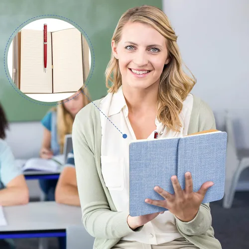 Miniatura 5 de Fuutreo 12 bolígrafos de regalo para profesores de fin de año, regalos de agradecimiento a granel, bolígrafos negros con regalos de agradecimiento
