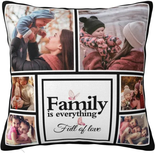 Miniatura 12 de Regalos para mamá - Funda de almohada personalizada con fotos, funda de almohada personalizada con foto para mamá, funda de almohada personalizada