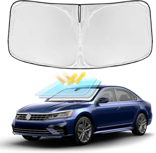 Miniatura 209 de para Dodge RAM 1500 2019-2024 2025 2026 Parasol Parasol para Parabrisas Cubierta - 4 Capas Parasol para Ventana Delantera para RAM1500 2Puertas