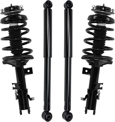 Miniatura 78 de Detroit Axle - Puntales y Amortiguadores para Chevy Traverse Buick Enclave GMC Acadia Saturn Outlook 2007-2012, 2 puntales delanteros con resorte