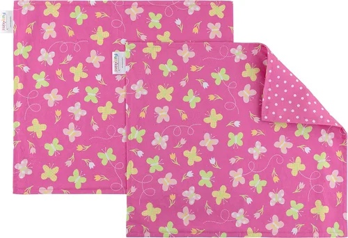 Miniatura 8 de Funkins - Manteles individuales de tela reutilizables para niños y loncheras, reutilizables, ecológicos, 15 x 13 pulgadas, 2 capas, gruesos