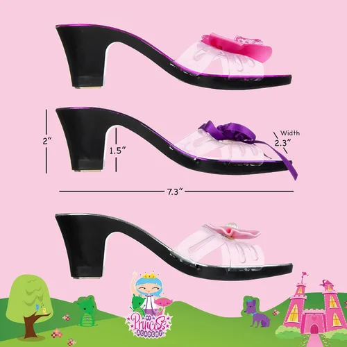Miniatura 13 de 3 Pack Dress Up Kids Royalty Heels - Pretend Play High Heels for Kids, Princess Play Dress Shoes - Toddler Size 7-10