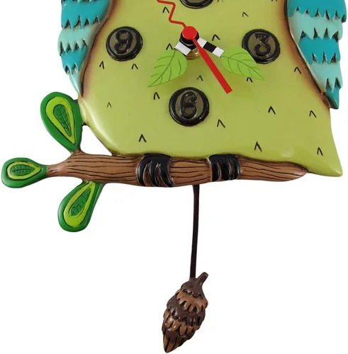 Miniatura 4 de Allen Studio Designs Old Blue Owl Reloj