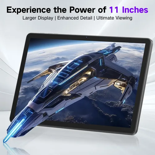 Miniatura 4 de JUNYANG Tablet Android 14 de 11 pulgadas con Octa-Core, 256 GB ROM 10 GB RAM (expansión de 2 TB), Tablet PC 2026 con batería de 8000 mAh, tableta