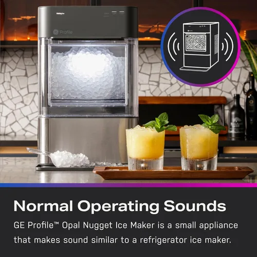 Miniatura 7 de GE Profile Opal 2.0 Máquina de hielo de pepitas de encimera Máquina de hielo con conectividad WiFi Esenciales de cocina inteligentes