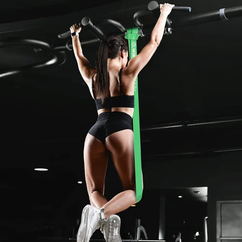 Miniatura 6 de WIKDAY Juego de 5 bandas de resistencia para hacer ejercicio, bandas de entrenamiento para hombres y mujeres, estiramiento corporal, entrenamiento