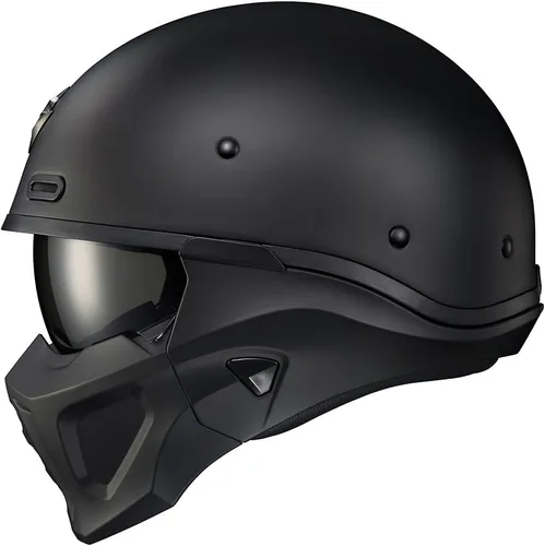 Miniatura 5 de ScorpionEXO Covert X Casco de Motocicleta de Cara Abierta Media Carcasa 3/4 Modo Listo para Comunicación Bolsillos para Altavoces DOT