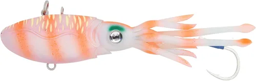 Miniatura 45 de Nomad Design Señuelo de pesca vibratorio patentado original de Squidtrex – Señuelo de plástico suave TPE con aroma añadido para agua salada con Cali