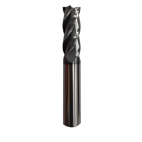 Fresa de extremo cuadrado de carburo de 1/8" para aceros, HRC 55 grados, 4 ranuras, revestimiento AlTiN, brocas de fresa para fresado de aceros de