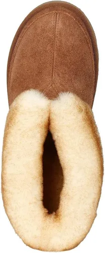 Miniatura 2 de PAMIR Botines de piel de oveja para hombre con espuma viscoelástica para interiores y exteriores