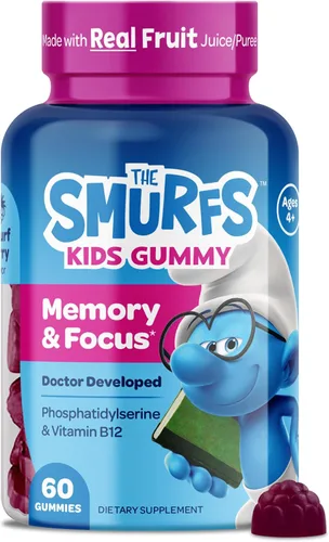 Miniatura 19 de Smurfs Kids - Gomitas multivitamínicas para niños con 15 vitaminas y minerales, hechas con fruta real, desarrolladas por médicos, sin OMG y sin