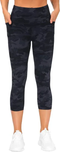 Miniatura 3 de The GYM People - Leggings de entrenamiento con control de abdomen y bolsillos pantalones de yoga atléticos de cintura alta para mujeres que corren
