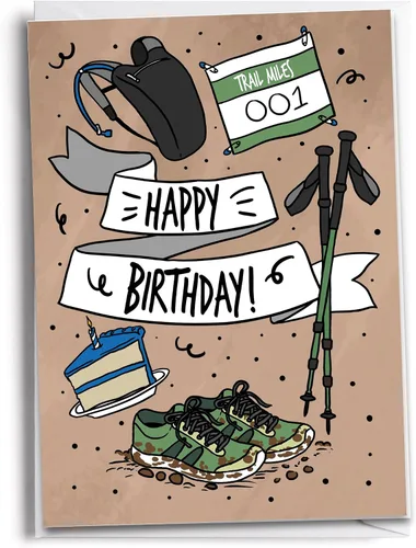 Miniatura 19 de Feliz cumpleaños ciclista al aire libre - Hombre
