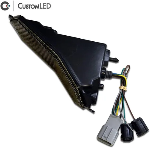 Miniatura 3 de Yamaha YZF-R1 Blaster-X 2015-2024 Luz trasera LED integrada (lente transparente)
