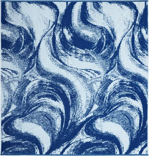 Miniatura 26 de COTTON CRAFT - Toalla de playa extra ancha con rayas ombre para dos, 147.3 x 172.7 cm - Algodón puro - Tela jacquard doble gruesa de felpa súper
