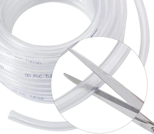 Miniatura 8 de DAVCO 3/4" DI - Tubo de vinilo transparente de 25 pies, tubo de PVC flexible de baja presión, manguera de vinilo de plástico ligero resistente a