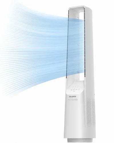 Miniatura 14 de PELONIS - Ventilador de torre sin aspas de 40" con potente flujo de aire, motor DC ultrasilencioso (22 dB), 6 velocidades, 4 modos, control remoto