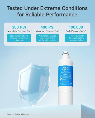 Miniatura 6 de AQUA CREST 11032531 Repuesto para filtro de agua para refrigerador Bosch® UltraClarity® Pro BORPLFTR50, 12033030, compatible con 11025825, 12028325