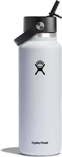 Miniatura 95 de Hydro Flask Botella de agua – Acero inoxidable aislado – Tapa flexible con popote de boca ancha, antiderrames, a prueba de fugas y recargable en 32