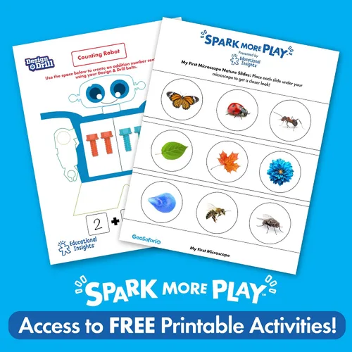 Miniatura 10 de Educational Insights GeoSafari Jr. Kidscope, Microscopio para niños, juguete STEM, relleno para cesta de Pascua para niños, regalo para niños