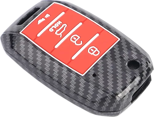 Miniatura 8 de Funda para llavero Kia Rio Optima Soul Sportage Sorento ABS Carbon