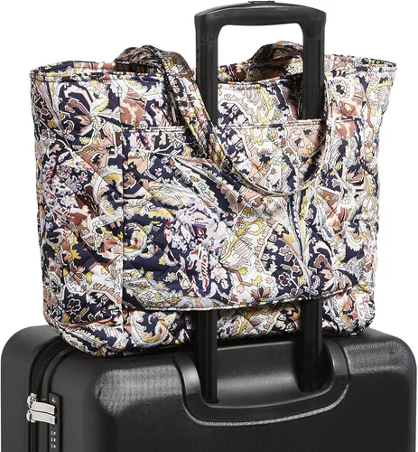 Miniatura 4 de Vera Bradley Bolsa de trabajo de sarga para mujer