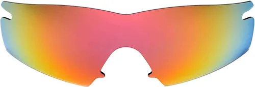 Walleva Lentes de repuesto para gafas de sol Oakley M Frame Strike, múltiples opciones disponibles (revestimiento de espejo rojo fuego, polarizado),