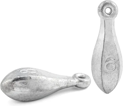 Miniatura 8 de Dr.Fish Bank Sinkers Pesas de pesca de plomo, 1-32 onzas/2 libras, pesos de pesca para gatos de agua dulce, canal de río, surf, pesca de agua salada
