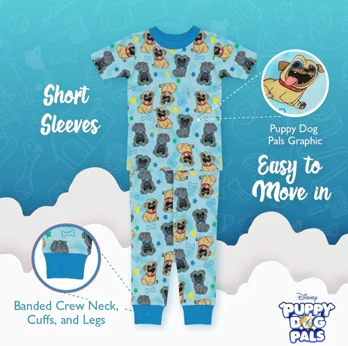 Miniatura 4 de Disney Conjunto de pijama de algodón ajustada de 4 piezas para niño Best Pals